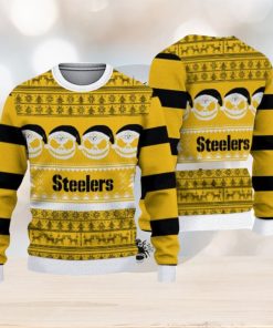 Pittsburgh Steelers Pumpkin Christmas Sweater