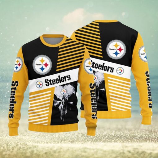 Pittsburgh Steelers Skull Pattern Hot Trending Ugly Sweater For Fans