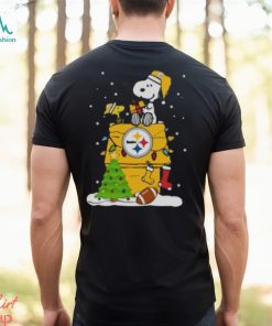 Pittsburgh Steelers Snoopy And Woodstock Christmas Shirt