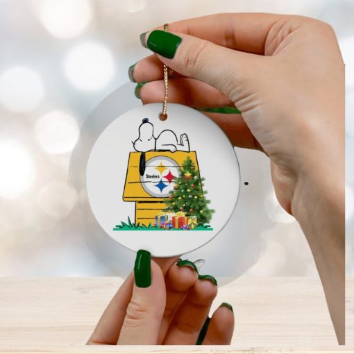 Pittsburgh Steelers Snoopy NFL Ornament