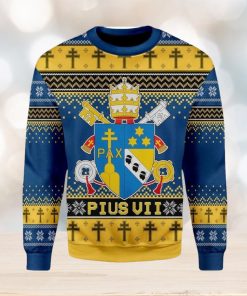 Pius Vii Coat Of Arms Ugly Christmas Sweater