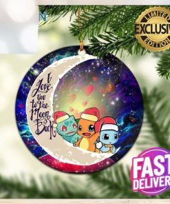 Pokemon Friends Gen 1 Love You To The Moon Galaxy Ornament – Christmas Decorations