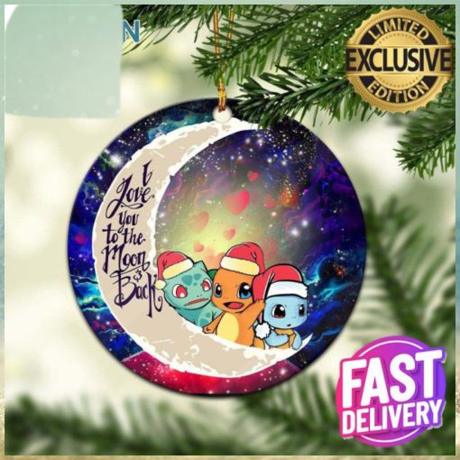 Pokemon Friends Gen 1 Love You To The Moon Galaxy Ornament – Christmas Decorations