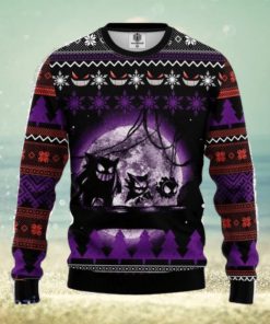 Pokemon Ghost Ugly Christmas Sweater 3D Gift For Men And Women