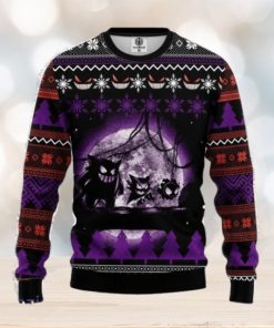 Pokemon Ghost Ugly Christmas Sweater 3D Gift For Men And Women