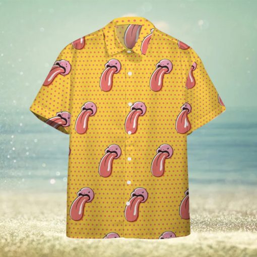 Pokemon Hawaiian Shirt Lickitung Yellow Hawaii Shirt Pokemon Aloha Shirt