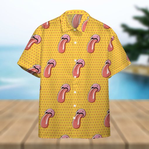 Pokemon Hawaiian Shirt Lickitung Yellow Hawaii Shirt Pokemon Aloha Shirt