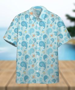 Pokemon Hawaiian Shirt Squirtle Pattern Cute Blue Hawaii Shirt Pokemon Aloha Shirt