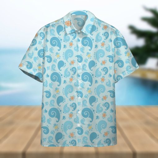 Pokemon Hawaiian Shirt Squirtle Pattern Cute Blue Hawaii Shirt Pokemon Aloha Shirt