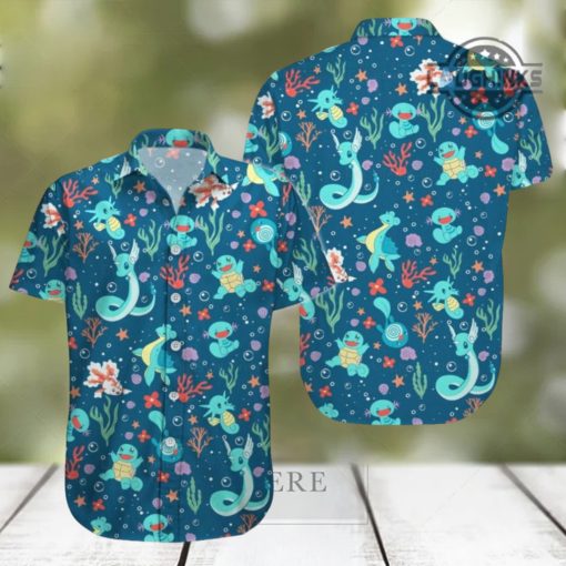 Pokemon Shirts And Shorts Mens Pokemon Hawaiian Shirt Pokemon Go Aloha Shirt