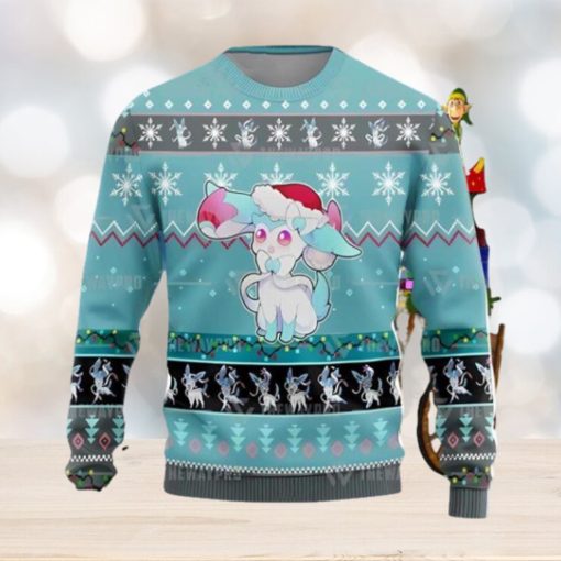 Pokemon Sylveon Christmas Pokemon Ugly Christmas Sweaters Unique Gift For Men And Women