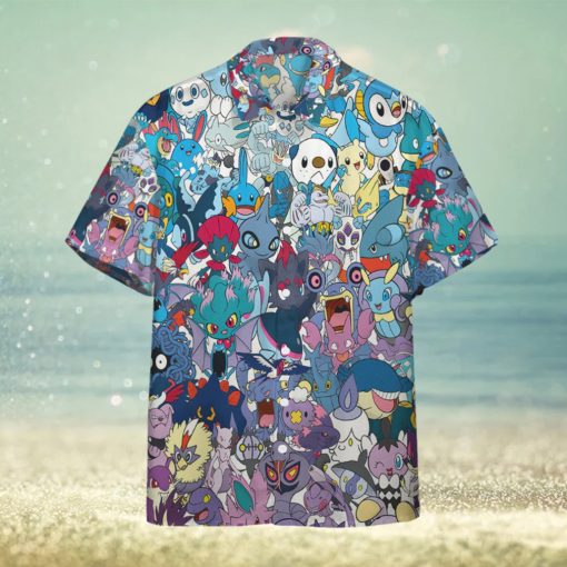 Pokemon Trendy Hawaiian Shirt All The Water Pokemon Hawaii Shirt Pokemon Aloha Shirt