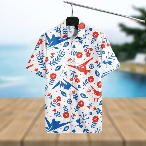 Pokemon Trendy Hawaiian Shirt Latias Latios Pokemon White Hawaii Aloha Shirt Pokemon Hawaii Shirt