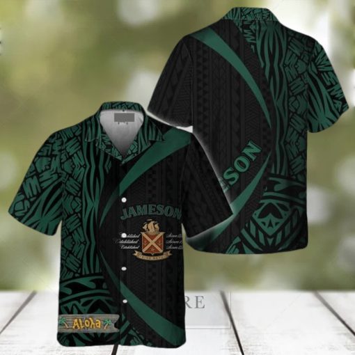 Polynesian Samoan Jameson Whiskey Hawaiian Shirt For Men And Women Gift Hawaiian Beer