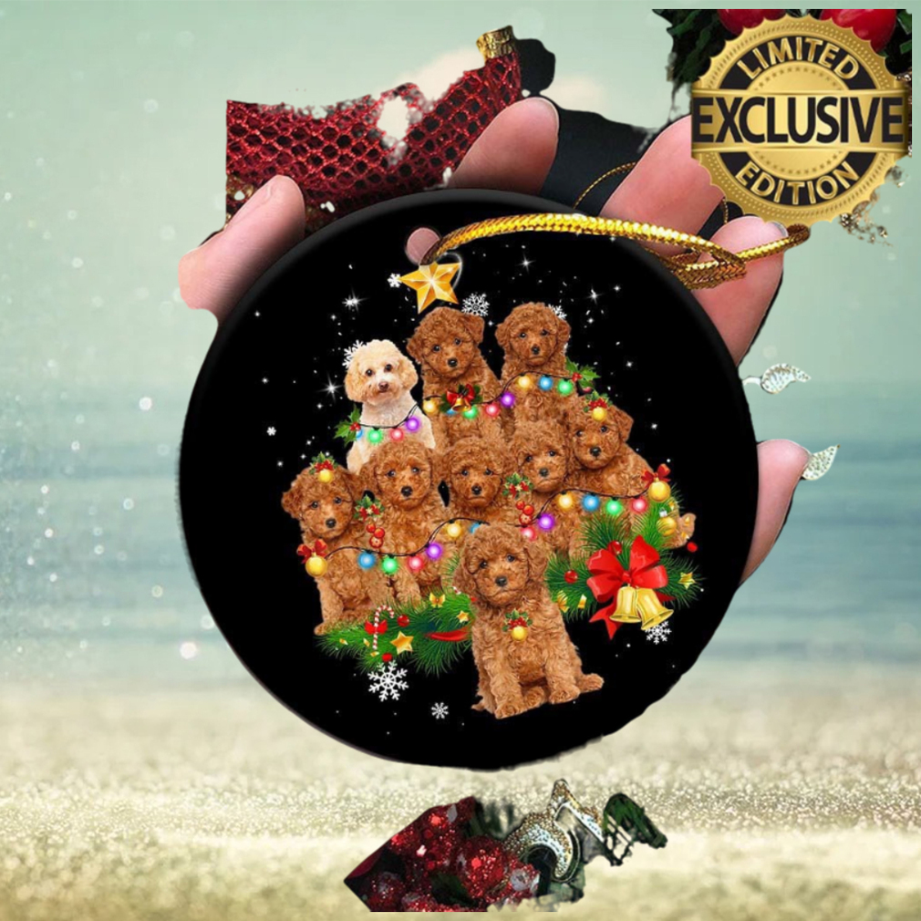 Poodle Christmas Tree Lights 2023 Holiday Gifts Custom Name For Dog Lovers Christmas Decorations Ornament Poodle Christmas Tree Lights 2023 Holiday Gifts Custom Name For Dog Lovers Christmas Decorations Ornament