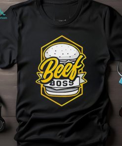 Poofesure Beef Boss Gold Burger T Shirt