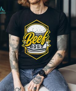 Poofesure Beef Boss Gold Burger T Shirt