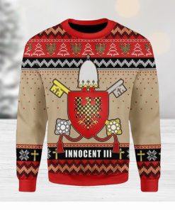 Pope Innocent Iii Coat Of Arms Ugly Christmas Sweater