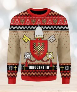 Pope Innocent Iii Coat Of Arms Ugly Christmas Sweater