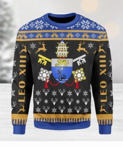 Pope Pius X Coat Of Arms Ugly Christmas Sweater