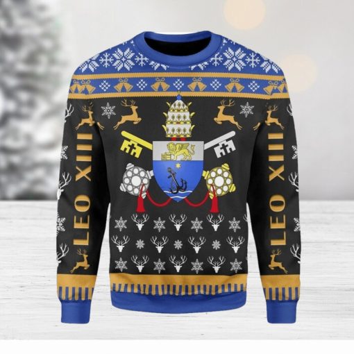 Pope Pius X Coat Of Arms Ugly Christmas Sweater