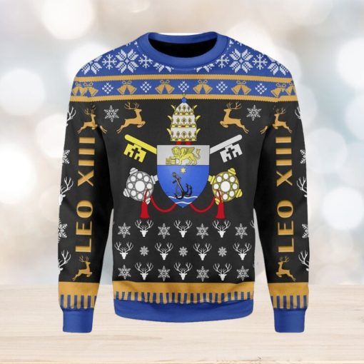 Pope Pius X Coat Of Arms Ugly Christmas Sweater