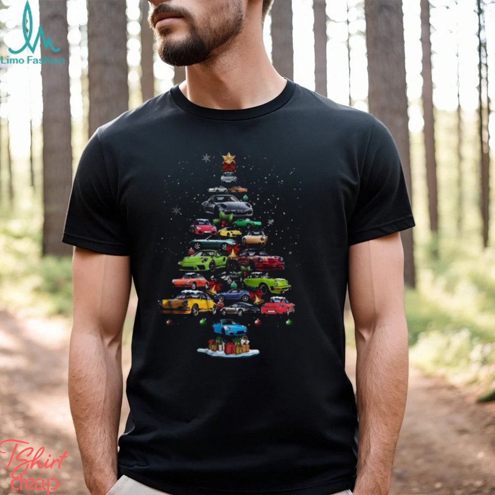 Porsche 911 Christmas Tree Shirt Porsche 911 Christmas Tree Shirt