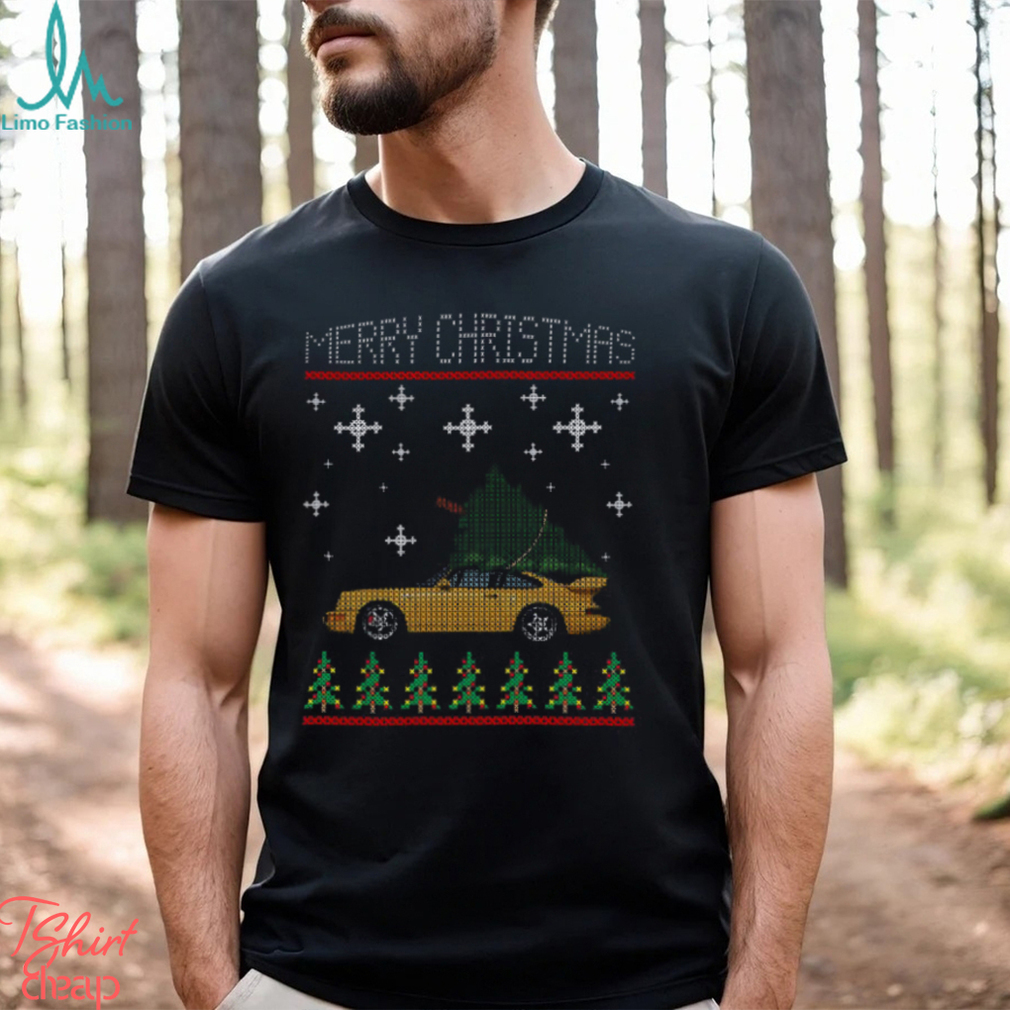 Porsche Christmas Tree Merry Christmas Shirt Porsche Christmas Tree Merry Christmas Shirt