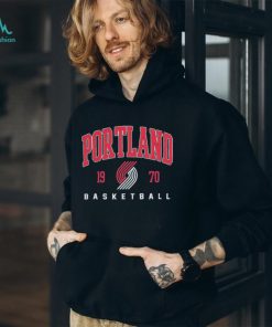 Portland Trail Blazers Basketball Heather Foul Trouble Snow Wash Raglan 1970 shirt