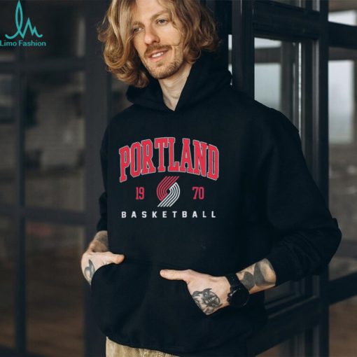 Portland Trail Blazers Basketball Heather Foul Trouble Snow Wash Raglan 1970 shirt