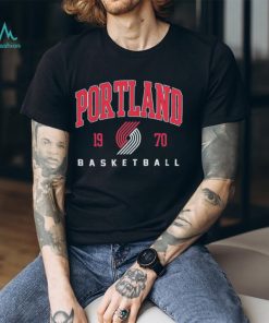 Portland Trail Blazers Basketball Heather Foul Trouble Snow Wash Raglan 1970 shirt