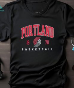 Portland Trail Blazers Basketball Heather Foul Trouble Snow Wash Raglan 1970 shirt