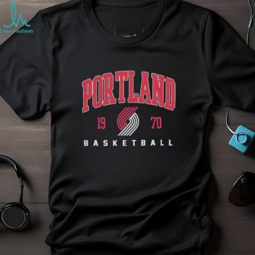 Portland Trail Blazers Basketball Heather Foul Trouble Snow Wash Raglan 1970 shirt