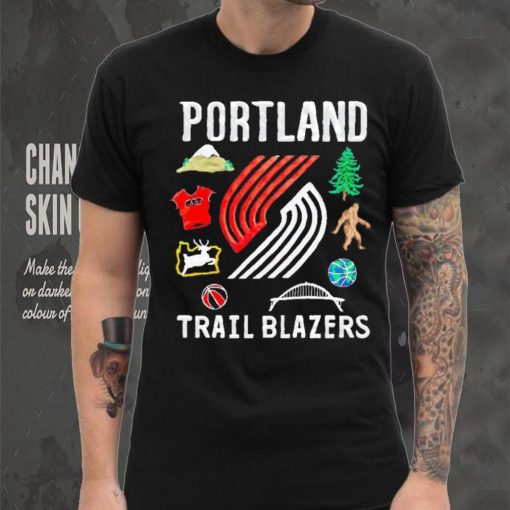 Portland Trail Blazers NBA x Market Claymation shirt