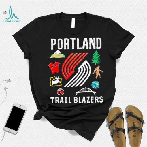 Portland Trail Blazers NBA x Market Claymation shirt