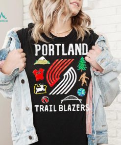 Portland Trail Blazers NBA x Market Claymation shirt