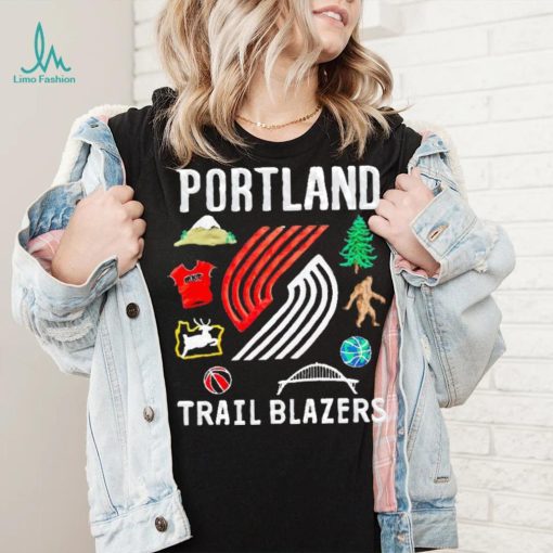 Portland Trail Blazers NBA x Market Claymation shirt