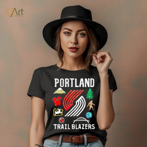 Portland Trail Blazers NBA x Market Claymation shirt