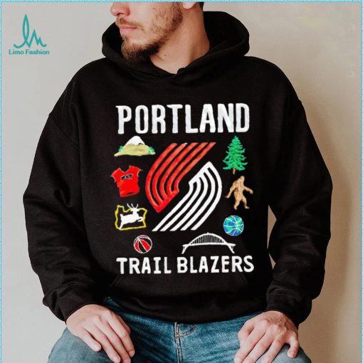 Portland Trail Blazers NBA x Market Claymation shirt