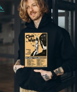 Poster Chain Whip Band Euro Tour 2023 Shirt