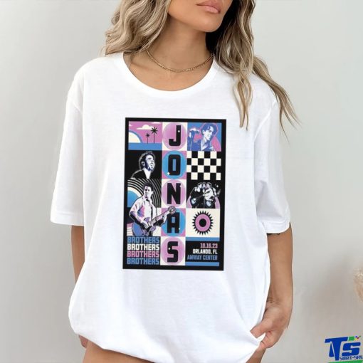 Poster Jonas Brothers Orlando 10 16 2023 Shirt