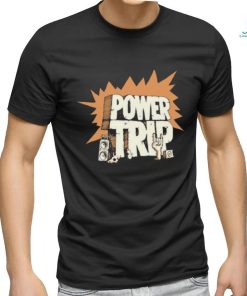 Power Trip Hand Drawn Rock Logo T shirt