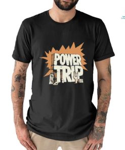 Power Trip Hand Drawn Rock Logo T shirt