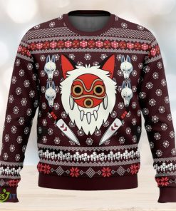 Princess Mononoke Cute Ugly Christmas Sweater Christmas Gift For Family