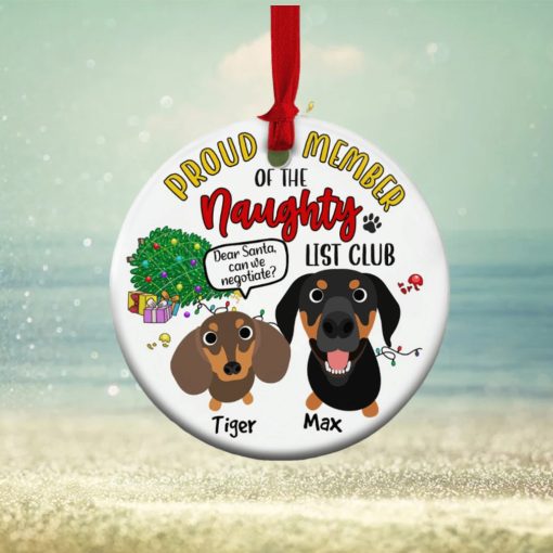 Proud Member Of The Naughty List Ornament