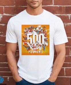 Proud Of Each And Every One Of Drivers Contributed 500 Podiums For McLaren F1 Unisex T shirt