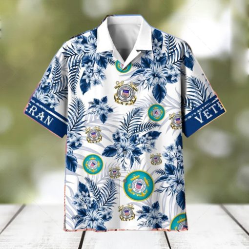 Proud US Coast Guard Hawaiian Shirt Veteran