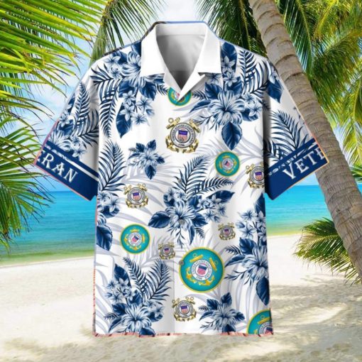 Proud US Coast Guard Hawaiian Shirt Veteran