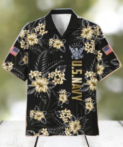 Proudly Served Beach US Navy Hawaiian Shirt Veteran