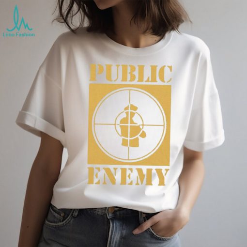 Public enemy sniper logo shirt